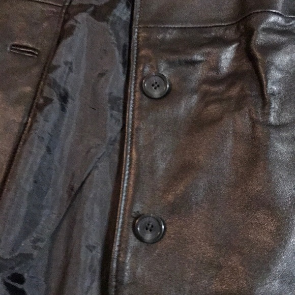 COPY - Black Leather Jacket - Picture 3 of 6